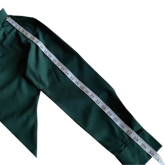 TOM BAINE Slim Fit Holiday Collection Button Down Dress Shirt Hunter Med NWT - Picture 16 of 16